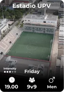 Estadio UPV Friday 31-01 19.00