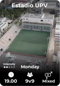 Estadio UPV Monday 27-01 19.00