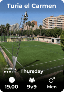 Turia el Carmen Thursday 23-10 19.00