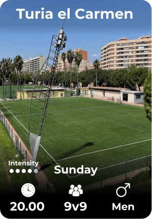Turia el Carmen Sunday 31-08 20.00