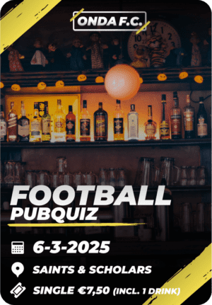 Football Pubquiz 6-3 (Single ticket)