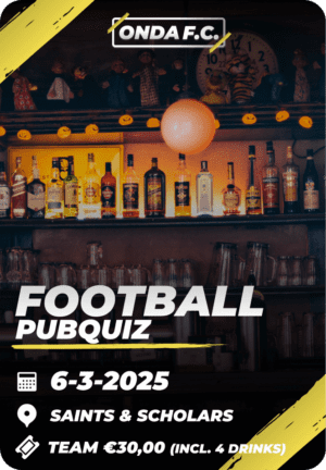 Football Pubquiz 6-3 (Team ticket)