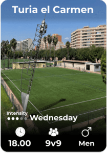 Turia el Carmen Wednesday 22-01 18.00