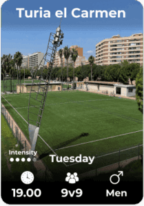 Turia el Carmen Tuesday 26-08 19.00