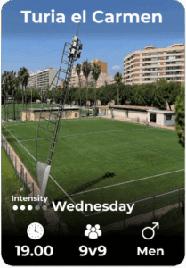 Turia el Carmen Wednesday 27-08 19.00