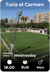 Turia el Carmen Wednesday 3-09 18.00