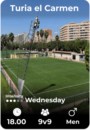 Turia el Carmen Wednesday 3-09 18.00