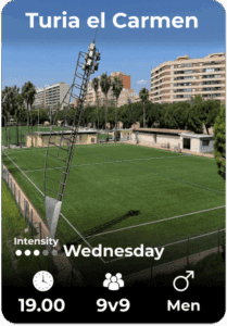 Turia el Carmen Wednesday 3-09 19.00