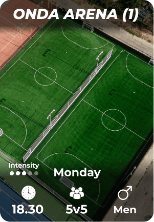 ONDA ARENA Monday 1-09 18.30 1