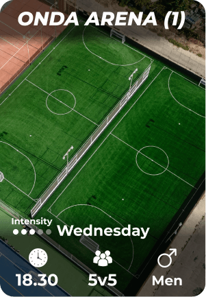 ONDA ARENA Wednesday 3-09 18.30 1