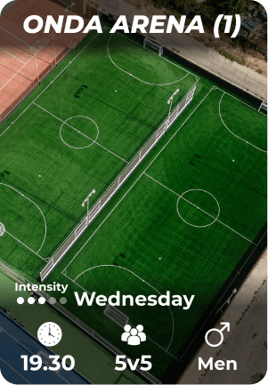 ONDA ARENA Wednesday 3-09 19.30 1