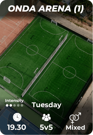 ONDA ARENA Tuesday 2-09 19.30 1