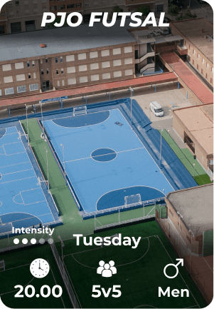 PJO Futsal Tuesday 28-10 20.00