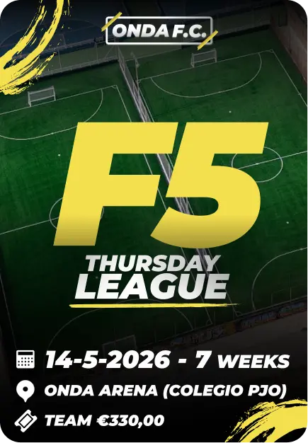 F5 League thursday Spring 26