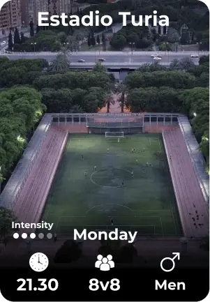 Estadio Turia Monday 22-06 21.30