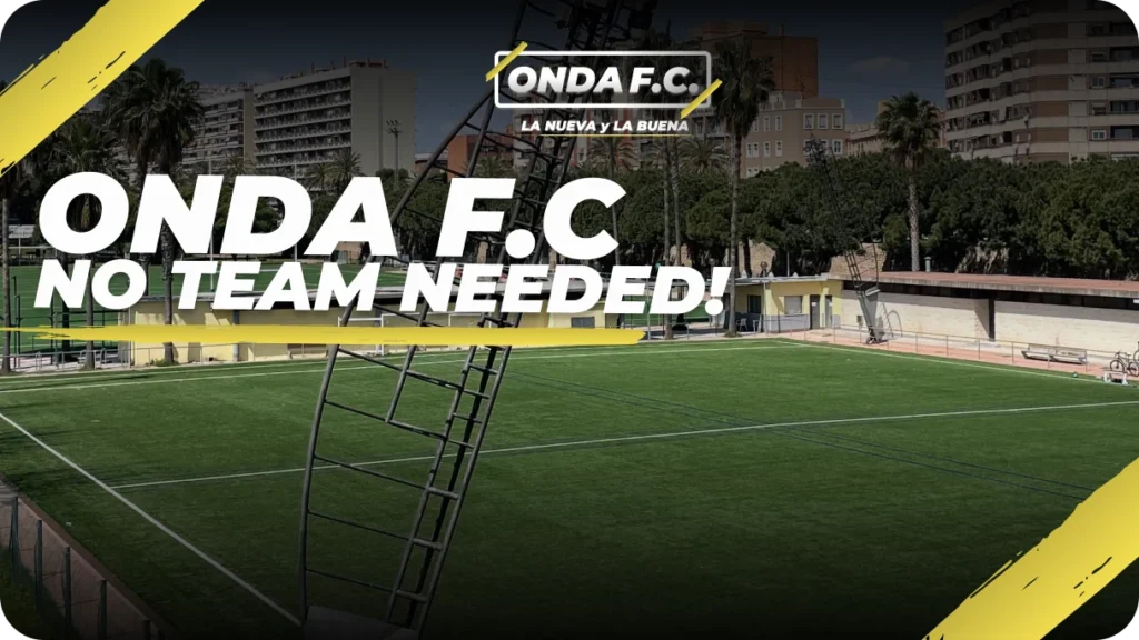 No Team Needed. football in Valencia with players enjoying 5v5, 7v7 and 8v8 matches