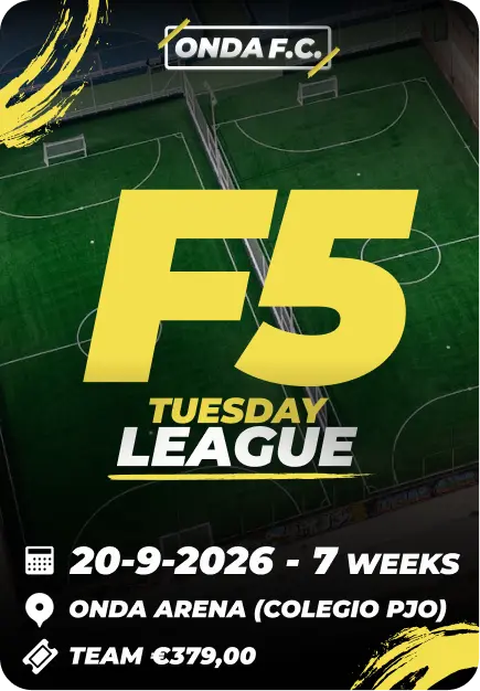 F5 League tuesday Oct 26