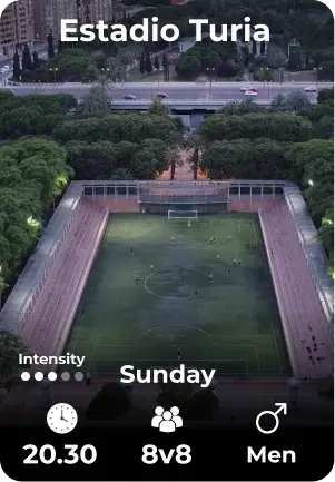 Estadio Turia Sunday 21-06 20.30